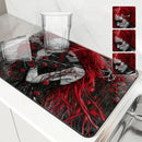 Halloween Skull Absorbent Mat by Ljojo: Antiskid & Quick Dry Kitchen/Bathroom Pad