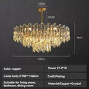 Ljojo Luxury Crystal LED Chandelier for Elegant Interiors