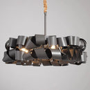 Ljojo Modern Light Luxury Irregular Iron Chandelier for Restaurant Bar Bedroom Living Room Decor