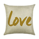 Ljojo Linen Pillowcase 45*45cm for Household Sofa Decor - Love Letter Series