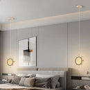 Crystal Bedside Chandelier Modern Minimalist Hanging Lamp by Ljojo