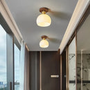 Ljojo LED Ceiling Lights: Modern Nordic Style Aluminum Glass Lamp for Indoor Living Room