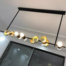 Nordic Strip LED Pendant Lights - Modern Minimalist Kitchen Chandelier by Ljojo