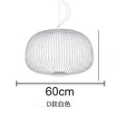 American Birdcage Villa Metal LED Pendant Light for Home Decor Chandelier by Ljojo