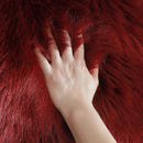 Ljojo Long Plush Fur Rug for Living Room, Bedroom - Luxurious Artificial Sheepskin Carpet