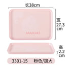 Ljojo Melamine Cutlery Tray Rectangular Dining Plate Hotel Room Tea Plate Drainage Tray