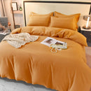 Ljojo 2024 Luxury Cotton Thickened Solid Color Four-Piece Set