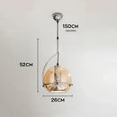 Modern Glass Pendant Light Luxury Creative Home Decor Iron Light for Living Room - Ljojo