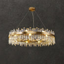 Ljojo Crystal Chandelier Modern Minimalist Living Pendant Light Luxe Kitchen Island Fixture