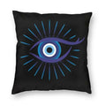 Evil Eye Black Art Cushion Cover Mystery Spirit Pillowcase by Ljojo