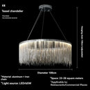 Nordic Postmodern Art Chandelier Luxury Tassel Designer LED Decorative Lamps by Ljojo