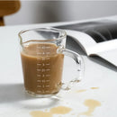 70/150ML Espresso Glass Cup & Latte Jug Set by Ljojo: Double Thick Bottom