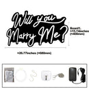 Ljojo™ Neon Light Proposal, Illuminated Logo, Wedding & Engagement Decoration