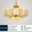 European Living Room Lamp High-end Luxury Crystal Chandelier by Ljojo