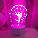 3D Ballet LED Table Lamp for Bedroom & Living Room Decor | Unique Gift for Girls - Ljojo