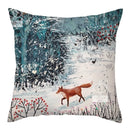 Christmas Deer & Rabbit Winter Pillow Case - Ljojo Home Decor Collection