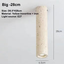Japanese Yellow Travertine Ceiling Lamp Modern Simple Entrance Aisle Retro Homestay Ljojo