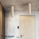 Japanese Yellow Travertine Ceiling Lamp Modern Simple Entrance Aisle Retro Homestay Ljojo