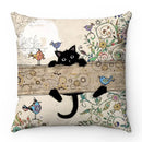 Cute Cartoon Cat Pillow Cover 45x45cm - Ljojo Home Decorodox