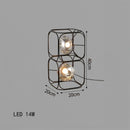 Modern Minimalist LED Pendant Light Fixture Glass Chandelier Kitchen Dining Room Designer Home Decor - Ljojo
