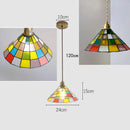 Ceiling Chandeliers Modern Tiffany Glass Pendant Light for Bedroom Kitchen - Ljojo