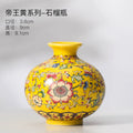 Ljojo™ Chinese Style Enamel Ceramic Vases Creative Home Office Decor