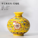 Ljojo™ Chinese Style Enamel Ceramic Vases Creative Home Office Decor