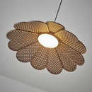 Ljojo LED Walnut Pendant Light Chandelier for Bedroom and Study Room Home Decor