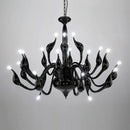 G4 LED Swan Chandelier Lighting for Bedroom | Elegant Foyer Chandelier by Ljojo
