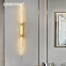 Modern Long Strip Grid Wall Lamps Stylish Lighting Living Room Bedroom Hallway by Ljojo