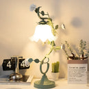 LED Flower Glass Table Lamp for Bedroom Decor - Ljojo