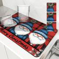 Christmas Pygmy Berry Drying Mat - Ljojo Absorbent Non-Slip Kitchen Counter Mat