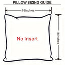 Ljojo Luxe Faux Fur Striped Throw Pillow Cover for Home Decor
