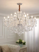Ljojo LED Crystal Chandelier Light Luxury for Living, Dining, Bedroom & Shop
