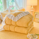 Ljojo Milk Fleece Winter Quilt: Thickened & Warm Comfortable Quilt Core