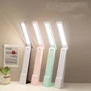 Ljojo LED Desk Lamp: 3 Colors Dimmable, Touch Control, USB Rechargeable