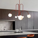 Nordic Minimalist Cream Ball Chandelier | LED Pendant Lights for Home Decor by Ljojo