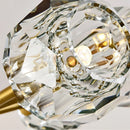 Adjustable Nordic Crystal Chandelier Elegant Lighting Fixture Ideal for Restaurant Living Room by Ljojo