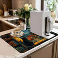 Absorbent Draining Mat for Kitchen & Bathroom by Ljojo - Quick Dry & Antiskid
