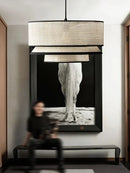 Nordic Fabric Ceiling Pendant Lamps Modern Bedroom Chandelier by Ljojo