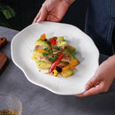 Ljojo Lotus Leaf Shallow Plate for Molecular Cuisine and Sushi