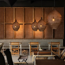 Ljojo Mesh Pendant Light: Modern Irregular Shapes, E27 Kitchen Island Suspension Lighting
