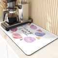 Easter Rabbit Print Kitchen Drying Mat Set by Ljojo
