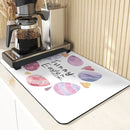 Easter Rabbit Print Kitchen Drying Mat Set by Ljojo