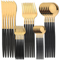 Ljojo 30 Piece Stainless Steel Flatware Cutlery Set