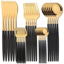 Ljojo 30 Piece Stainless Steel Flatware Cutlery Set