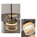 Italian Minimalist Restaurant Glass Dining Table Pendant Light by Ljojo