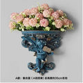 Ljojo™ Music Angel Resin Vase Wall Sticker Ornaments for Home Livingroom Wall Decoration