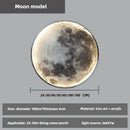 Ljojo Modern LED Moon Wall Lighting for Bedside Living Room - Creative Wall Mounted Ceiling Light