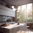 Modern LED Bubble Glass Ceiling Chandelier by Ljojo for Home Decoration and Living Spaces